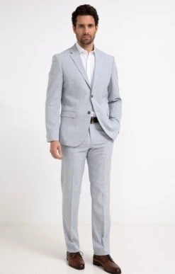 Veste De Costume CHIAROBLU 8 Veste De Costume CHIAROBLU -Haute couture k veste de costume confort c chiaroblu per l uomo BLEU CIEL o 60