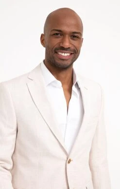 Veste De Costume CREMA -Haute couture k veste de costume crema per l uomo ECRU d 68