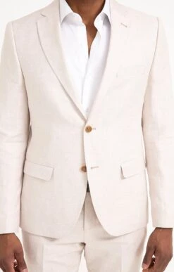 Veste De Costume CREMA -Haute couture k veste de costume crema per l uomo ECRU d1 68