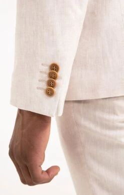 Veste De Costume CREMA -Haute couture k veste de costume crema per l uomo ECRU d3 68