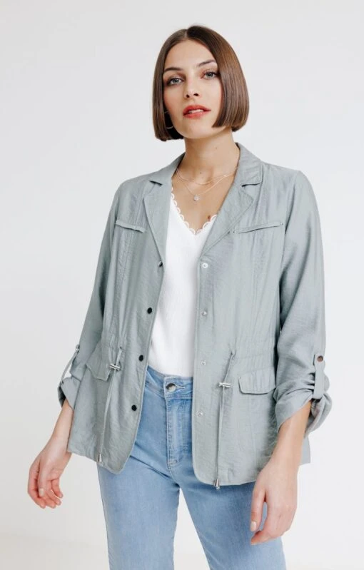 Veste Saharienne Avec Coulisse
